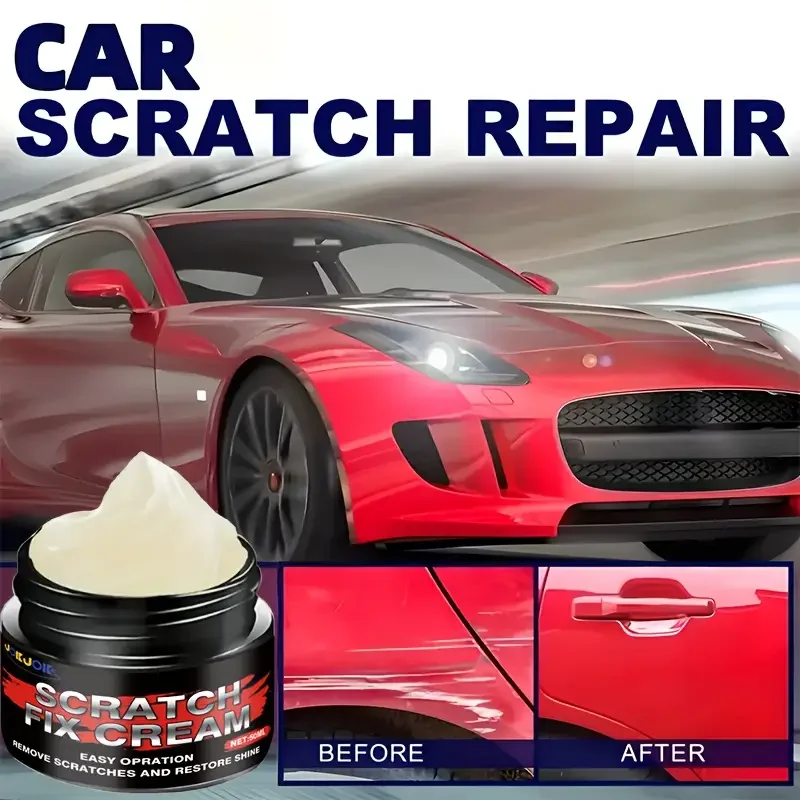 Advanced Nano Car Scratch Removal Kit, removes scratches, restores gloss, protects car paint, suitable for all colors