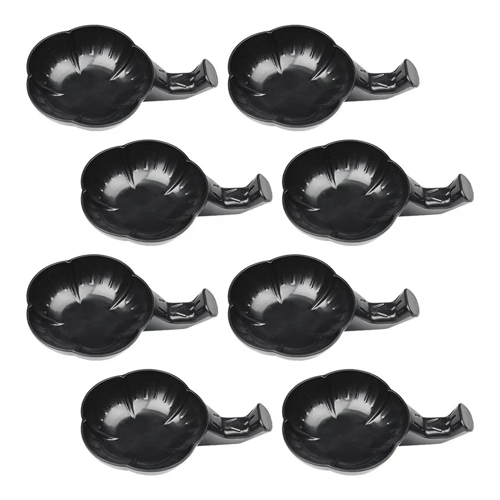 12Pcs Plum Blossom Ink Dishes Wear Resistant Calligraphy Brush Holders Multifunctional Ink Painting Bowls Inkwell