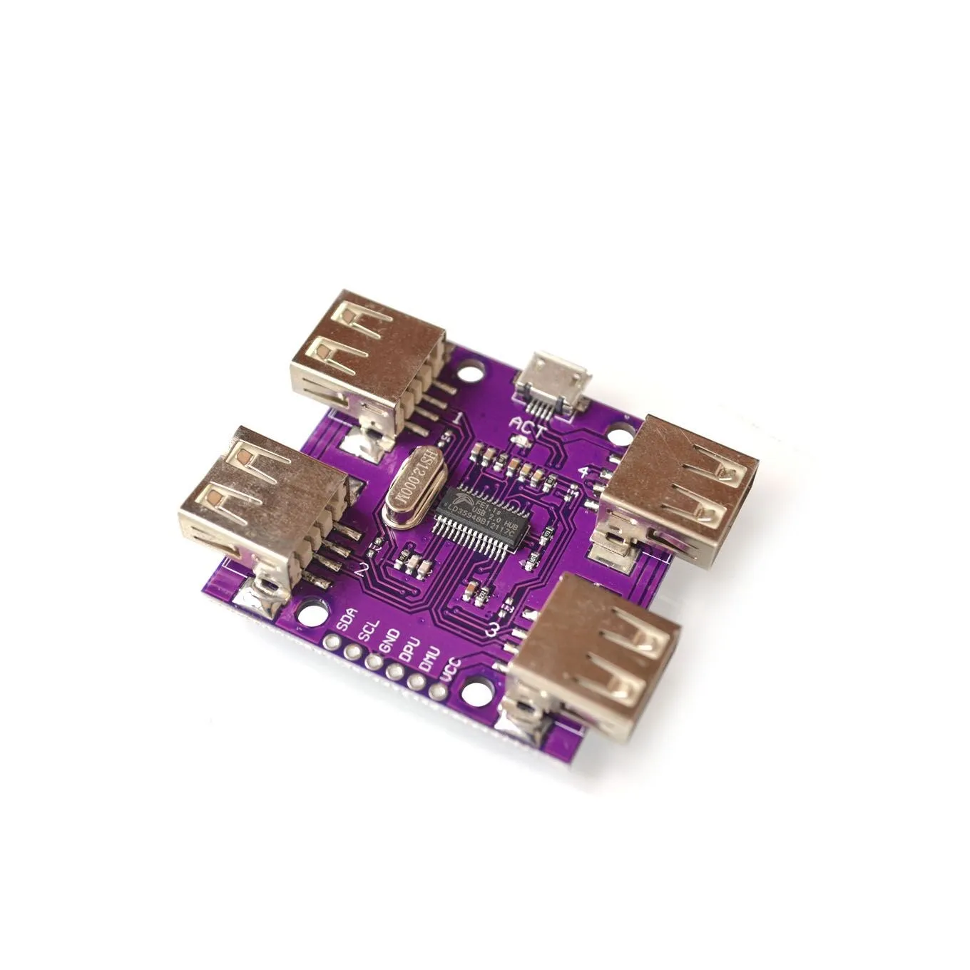 CJMCU-204 USB 2.0 HUB 4-Port Controller Module High Speed DC 5V 500mA