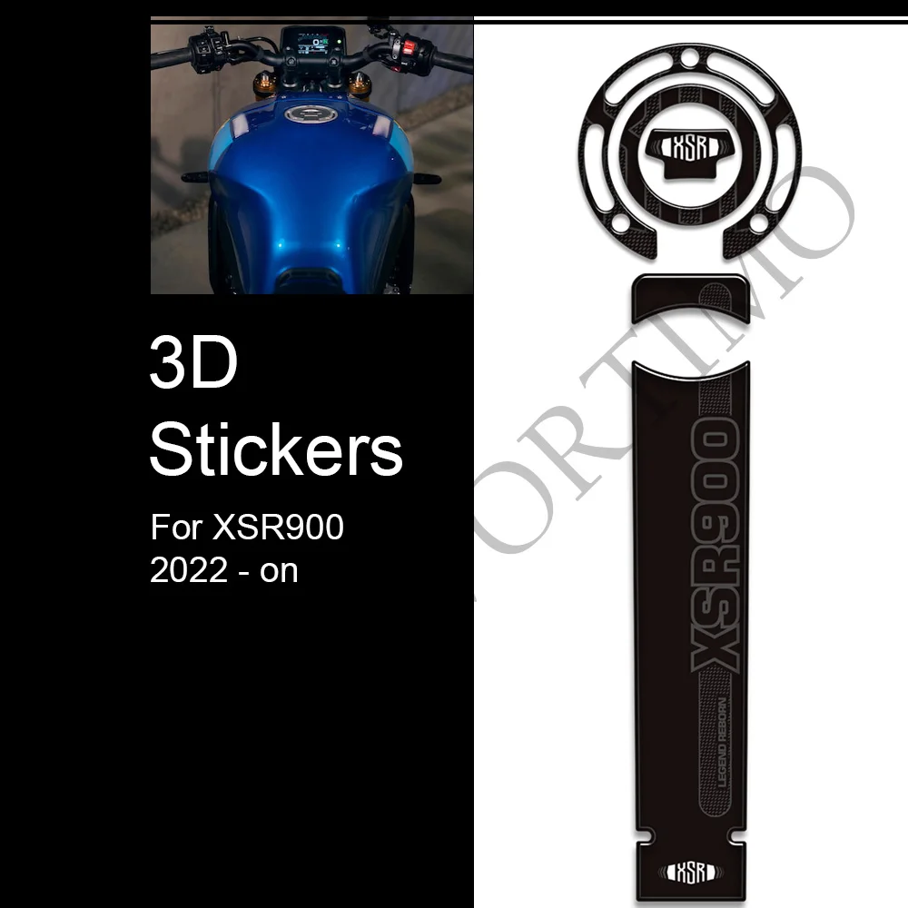 Zbiornik Protector Pad uchwyty motocyklowe dla Yamaha XSR900 XSR 900 zestaw kolana oleju napędowego gazu 2016 2017 2018 2019 2020 2021 2022 2023