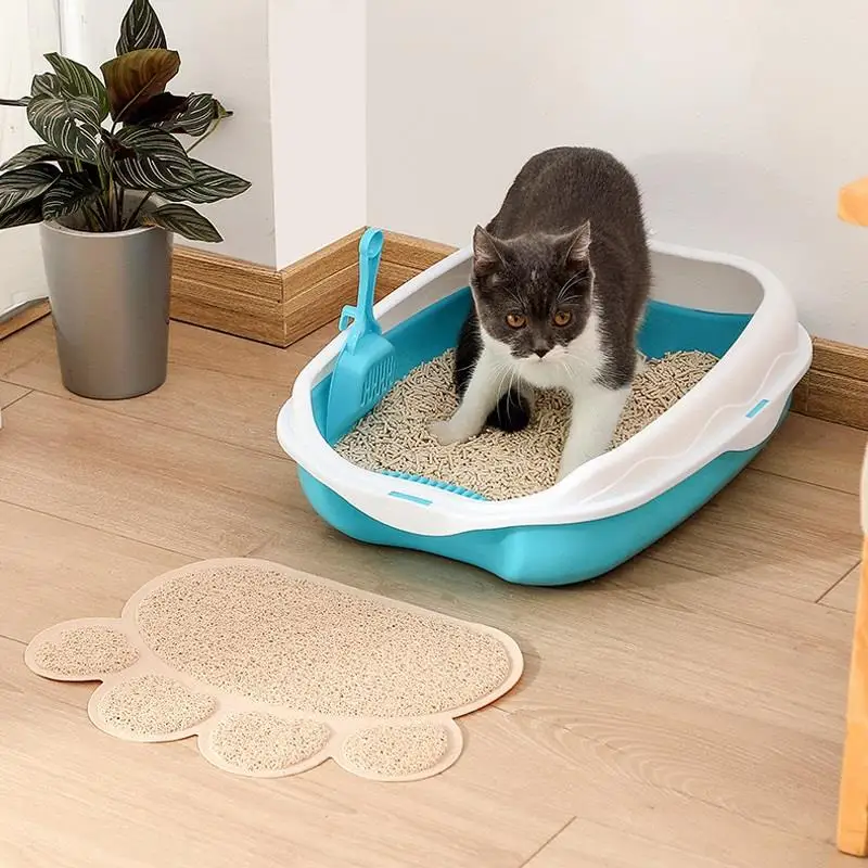 Pet Anti-splash Large Semi-closed Cat Litter Box Detachable Cat Toilet To Send Cat Litter Shovel Cat Supplies