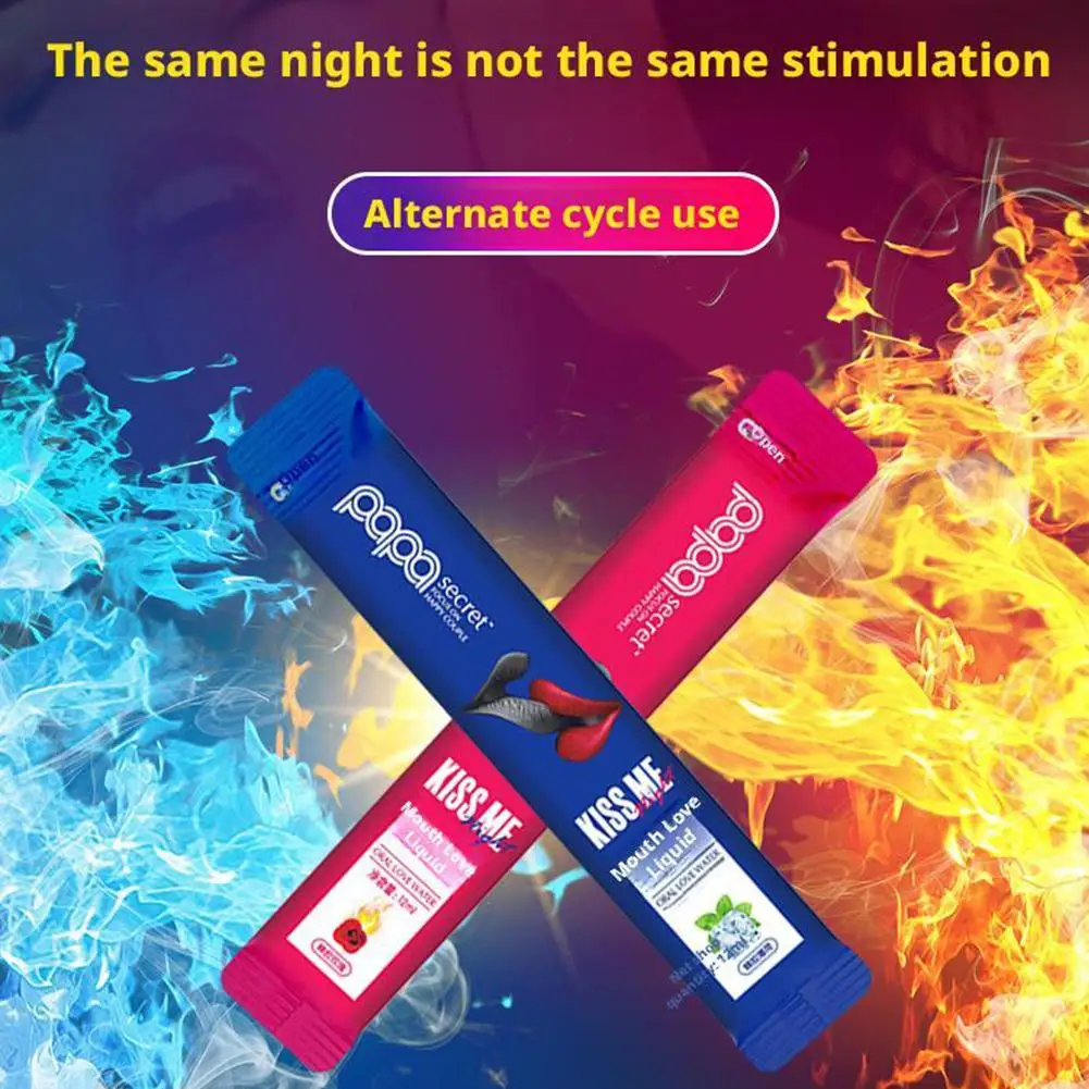 6 قطعة المياه النظيفة عن طريق الفم قبل اللسان السائل زيوت التشحيم نكهة اللعوب مثيرة زيوت التشحيم الفراولة الخوخ الجنس لعب للأزواج