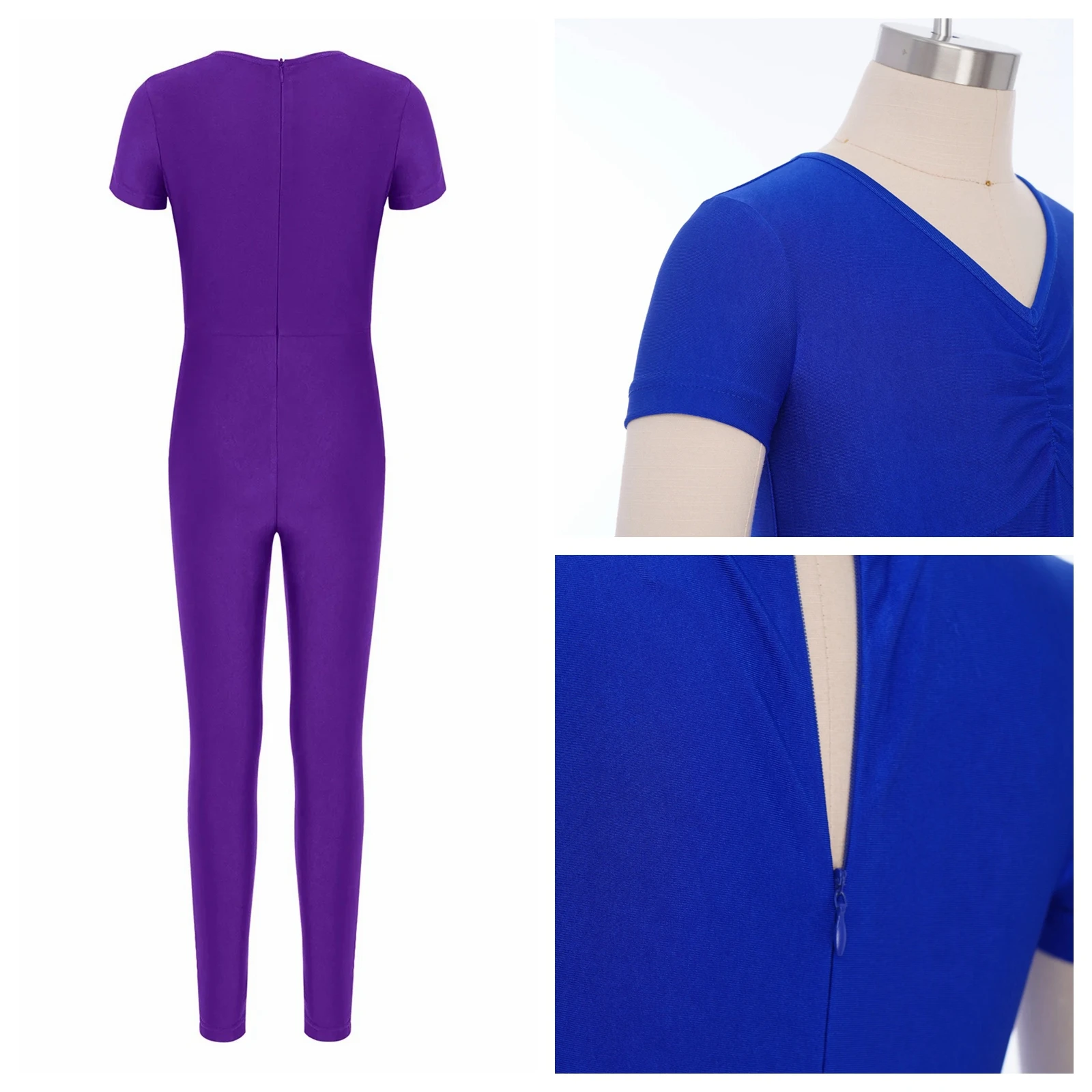 

Acrobatics Bodysuit Girl's Jumpsuits for Gymnastics Dance Gymnastics Jumpsuit Children's Figure Skating Ballet Full Body Leotard