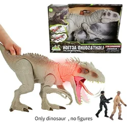 Jurassic-Park-dinosaurio eléctrico Indominus Rex T Rex, juguetes con efecto de luz y sonido, juguetes para niños, regalo de Navidad