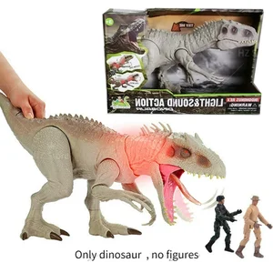 Jurassic-Park Electric Indominus Rex T Rex Dinosaur Toys dengan Efek Cahaya & Suara Mainan Anak-anak untuk Hadiah Ulang Tahun Anak Laki-laki 8 dinosaurus rebor penjualan terbaik - №