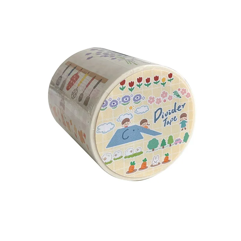 Zzoton Veel scheidingslijnen Gestanst Washi Tapes Knutselbenodigdheden DIY Scrapbooking Kaarten maken Decoratieve planstickers