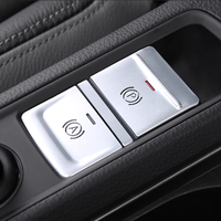Applicable to 2019-2023 Audi Q3 parking electronic handbrake button decoration with aluminum protective cover glitter sticker ac