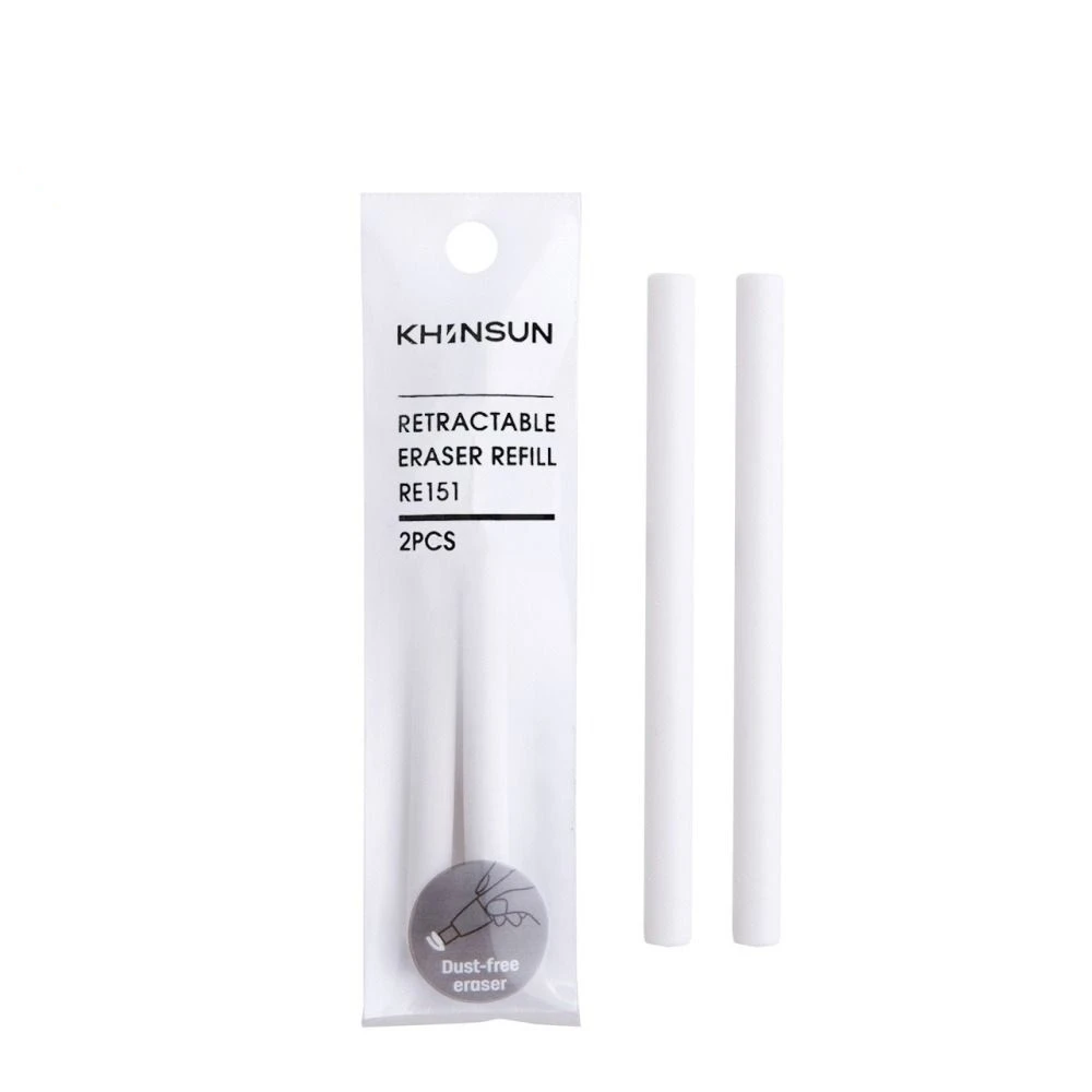 

New Design Efficient Press Pencil Eraser Pen Style Wiping Retractable Eraser Writing Correction Pencil Rubber Office