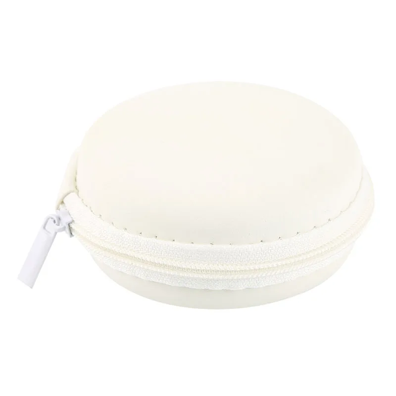 1pcs Mini Portable Earphone Bag Purse Headphone USB Cable Case Storage Box Storage Box Square With Zipper