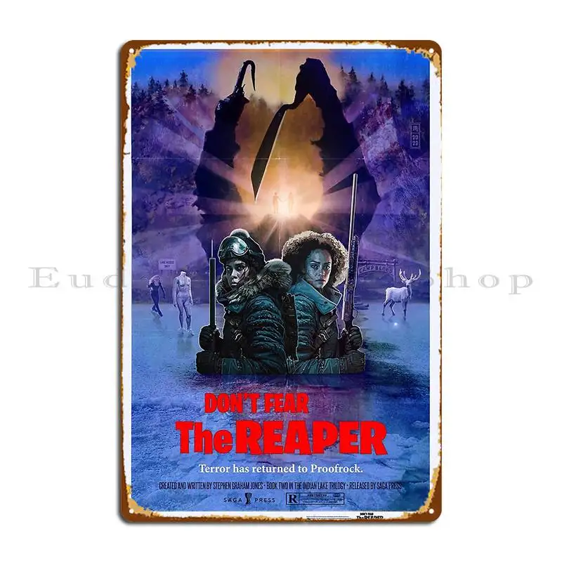 Don T Fear The Reaper Retro Poster Metal Sign Create Custom Cave Cinema Rusty Tin Sign Poster