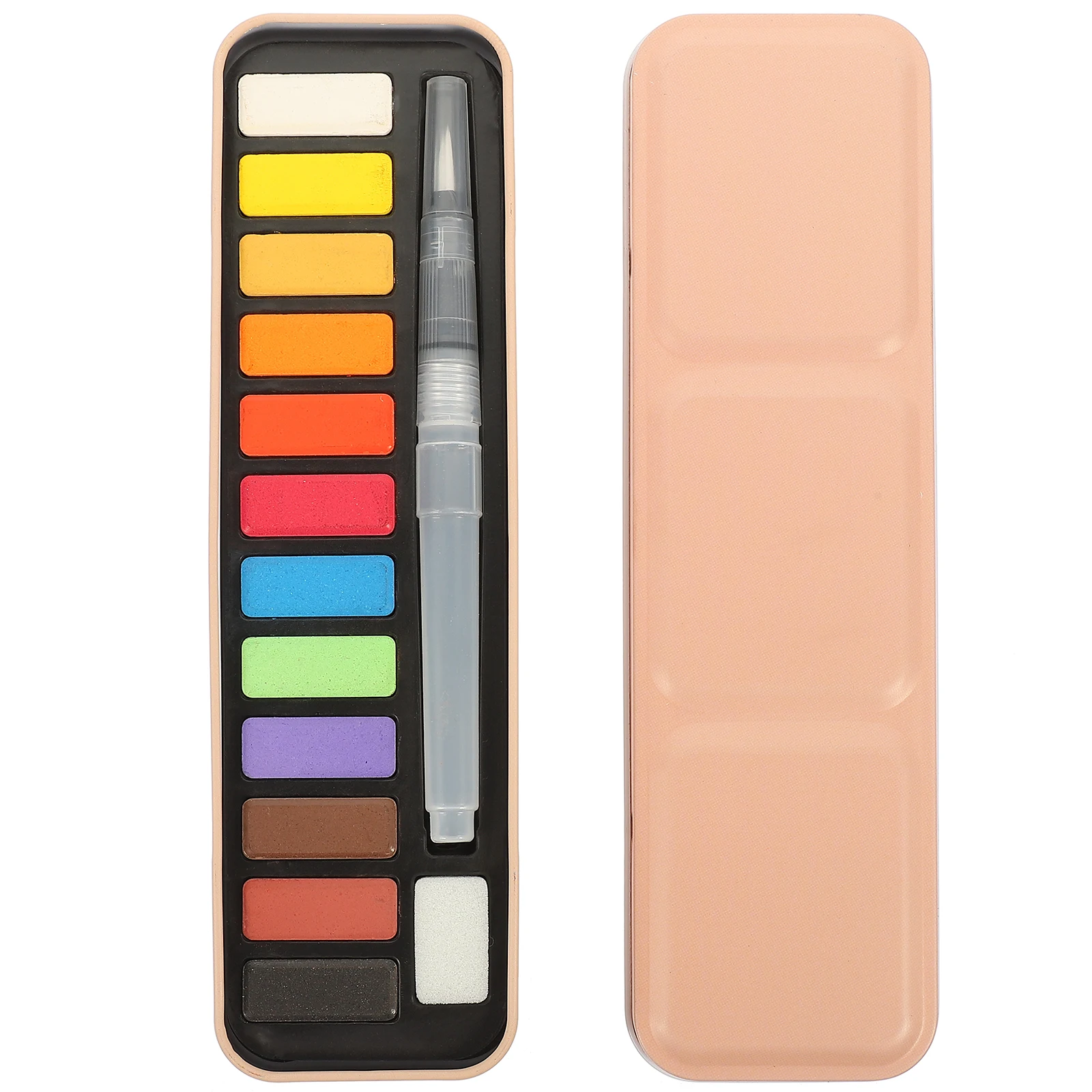 

Paint Set Professional Watercolor Kit Beginner Travel Paints Painting Tools Tricolor