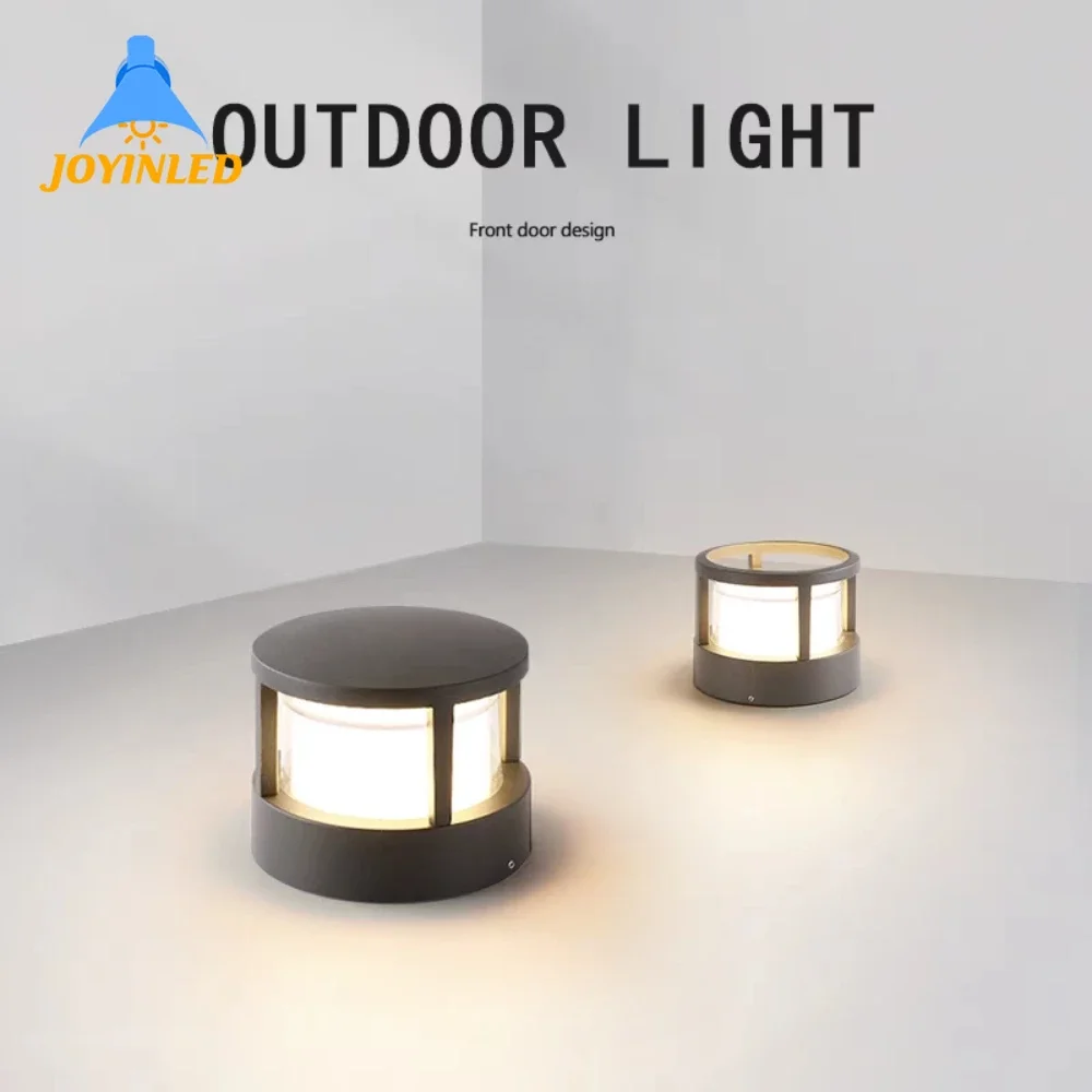 New Outdoor Lawn Lamp Led Die-casting Aluminium Modern Garden Villa Patio Light Outdoor Bollard Light