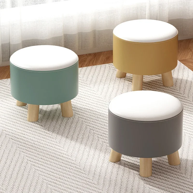 

Small Stool Household Living Room Coffee Table Stool Sofa Ottoman Cute Small Bench