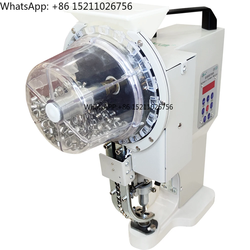 Electrical Automatic Grommet Machine for Advertising Cloth Buttonhole/KT Board Buckle