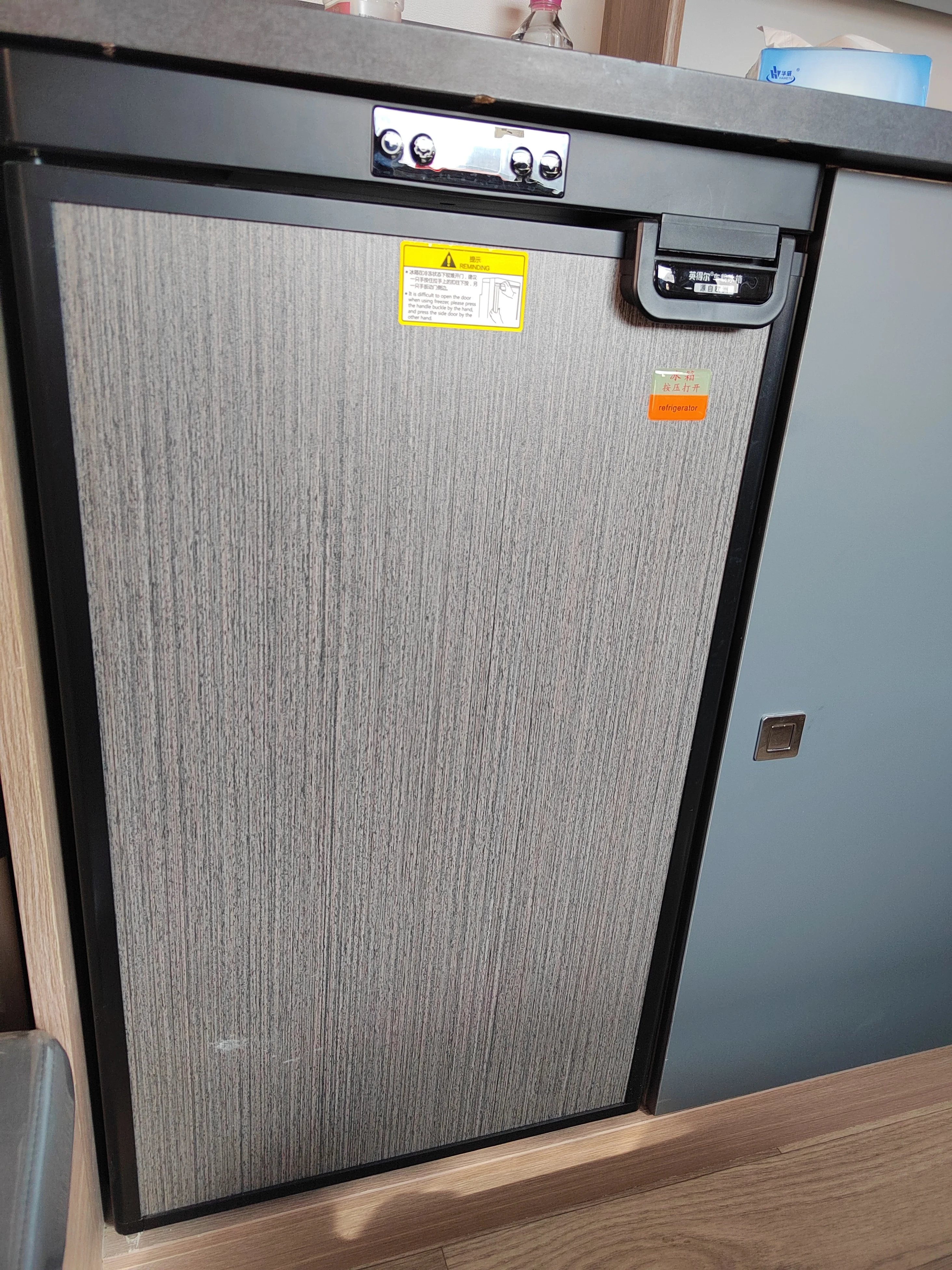 76L متنقل RV ثلاجة سيارة للسفر مع ضاغط DC12/24V ثلاجة قافلة صغيرة مدمجة للمنزل قافلة خارجية #6