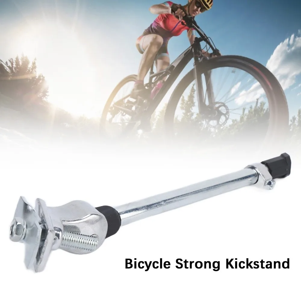 

Регулируемая подставка для велосипеда, устойчивая задняя боковая подставка для велосипеда из алюминиевого сплава, центральное крепление, подставка для велосипеда для колес 24‐27 дюймов