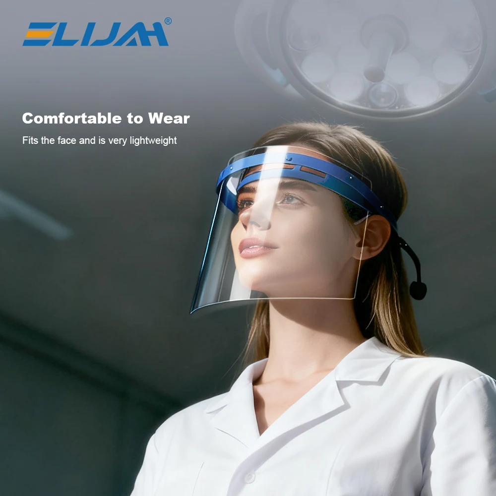 ELIJAH Dental Detachable Full Medical Professional Level Isolation Mask with High Transparency Comfortable To Wear Dental Tool