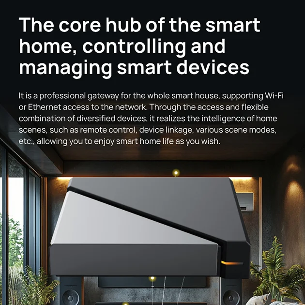 أحدث مجموعة المنزل الذكي للأمن الذهبي لعام 2025، تويا واي فاي إيثرنت زيجبي، بوابة المنزل الذكي تدعم 200 جهاز فرعي
