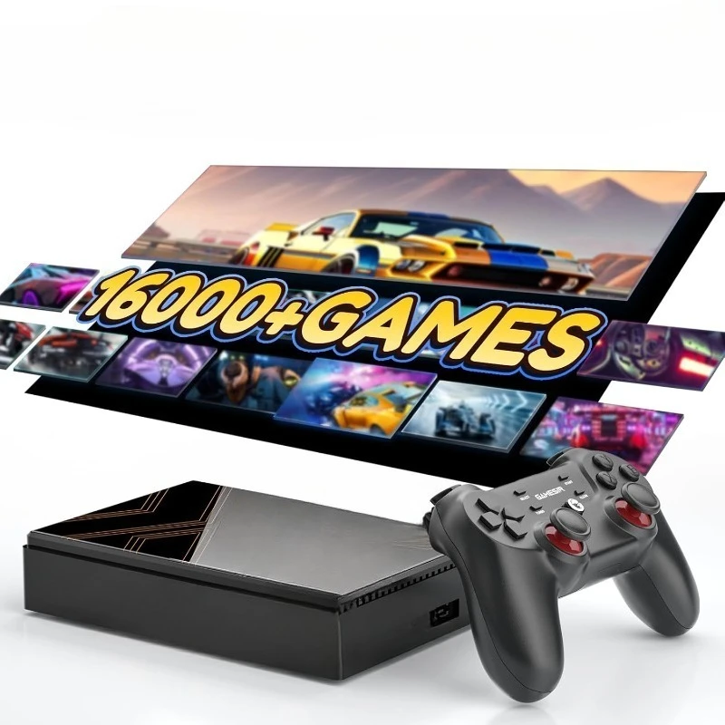 Kinhank Super Console X5 PRO مع 16000+ ألعاب، وحدة تحكم ألعاب ريترو متوافقة مع معظم المحاكيات، نظام التشغيل Android 12.0، مخرج 8K UHD،