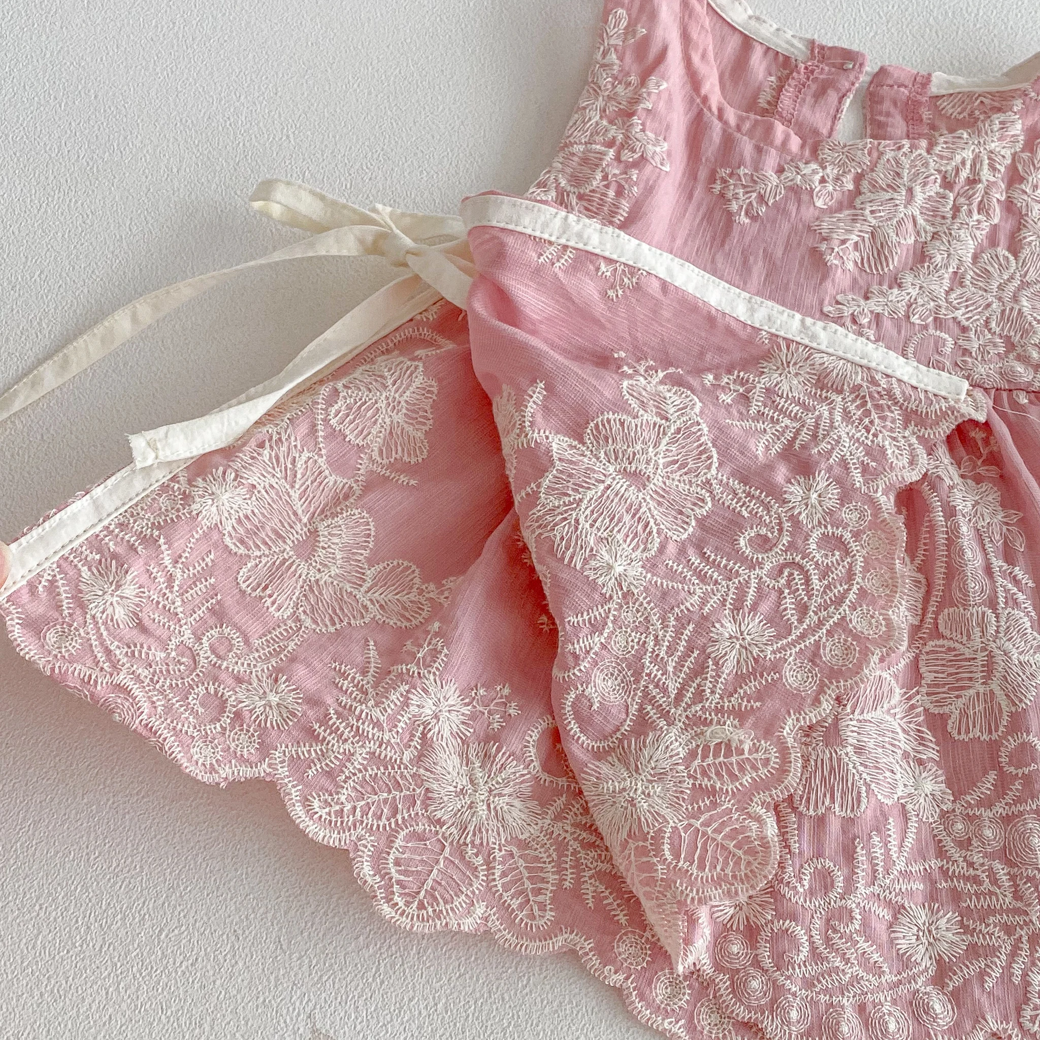 Frühlings- und Herbst-Baby-Einteiler, Stilvolles Windelkleid für Mädchen, Prinzessinnen-Set, Krabbelanzug-Set – Detail 7