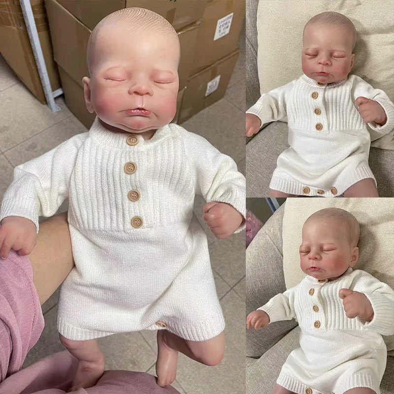 

19inch Timothy Newborn Already Painted Finished Doll Premie Baby Reborn Doll Lifelike High Quality Genesis Hand Painted Doll