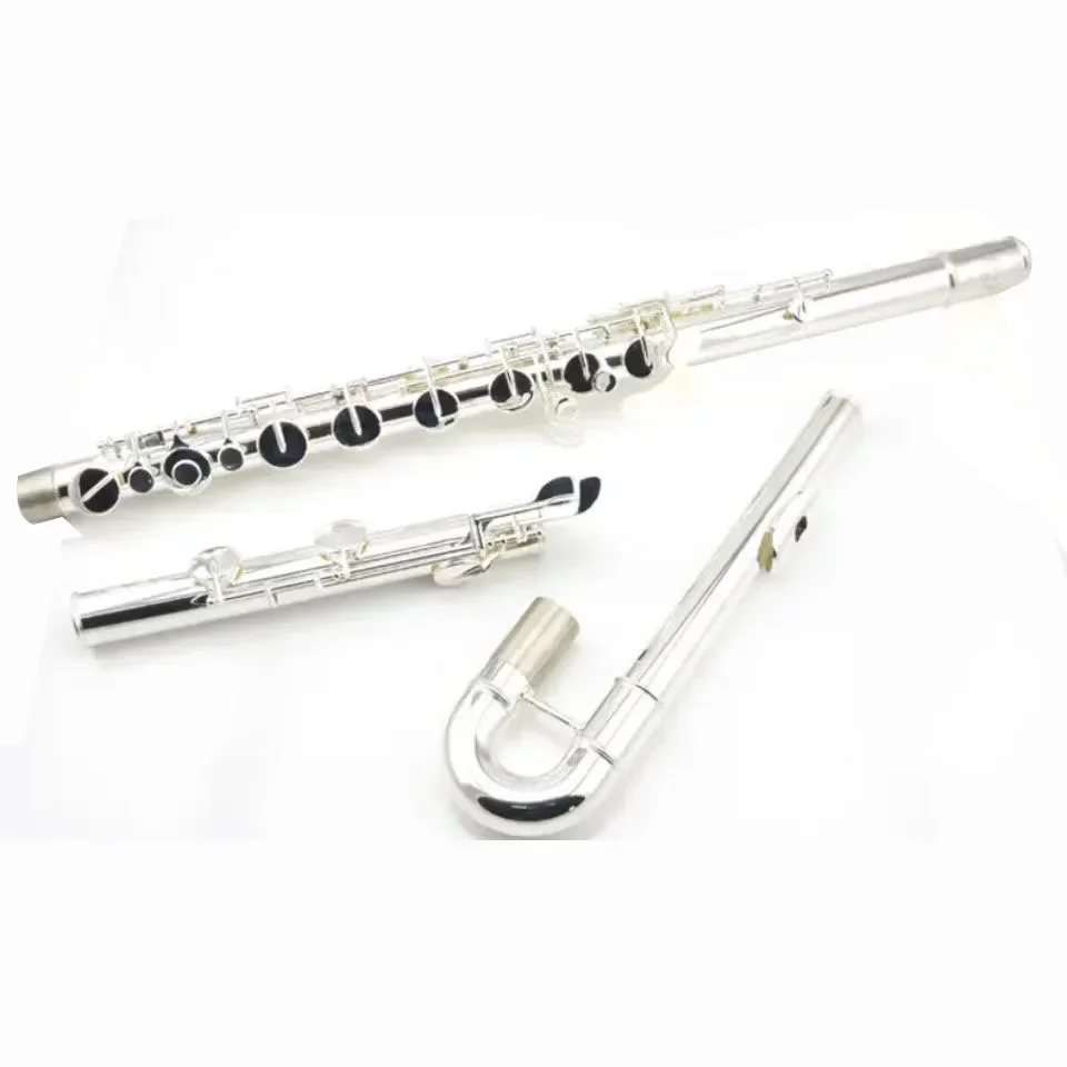 

Chinese factory OEM production white brass cheap price bass flute for sales