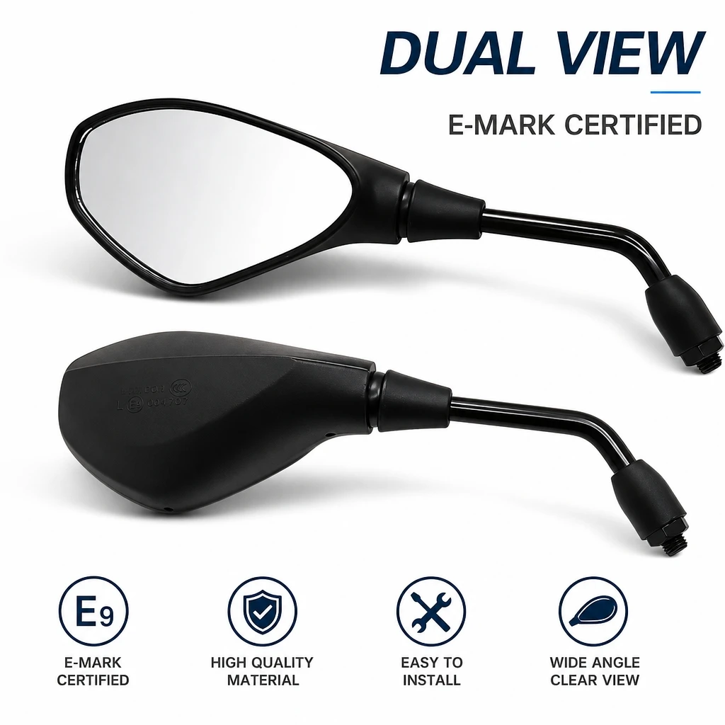 Motorcycle Rear View Mirror for Benelli BN300 BJ300 Blue Dragon Red Dragon Yellow Dragon Motorbike Side View Mirrors