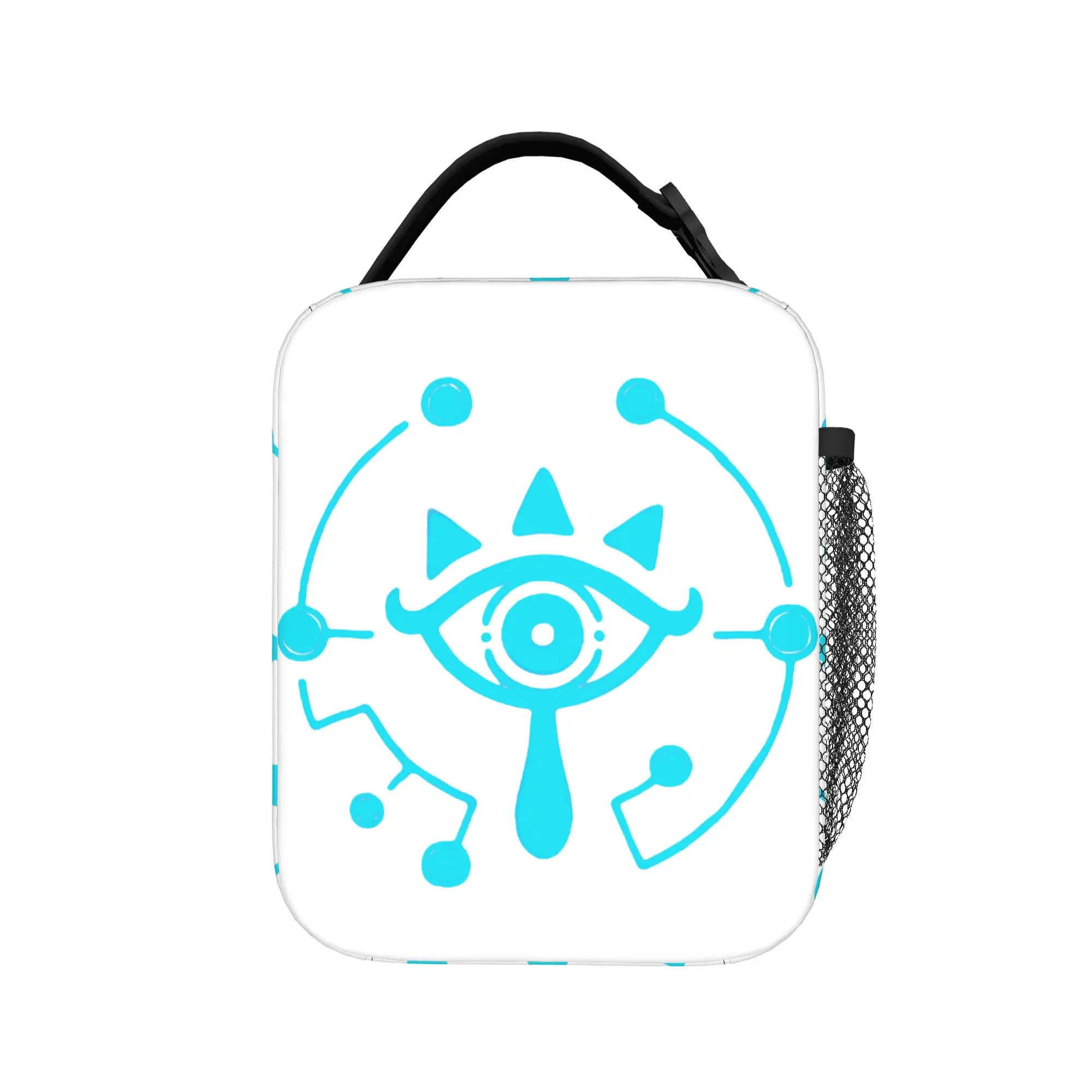 Zeldas Legend Sheikah Slate Breath of the Wild - Bolsa térmica grande reutilizable para el almuerzo, bolsa térmica para el almuerzo, bolsa para el almuerzo de oficina, bolsa Bento