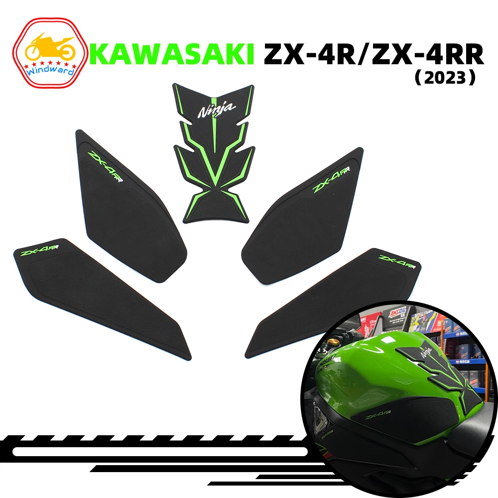 

Motorcycle Accessorie Fuel Tank Protection Sticker Waterproof Pad Rubber Sticker For KAWASAKI NINJA ZX-4RR ZX-4R ZX4RR ZX4R 2023