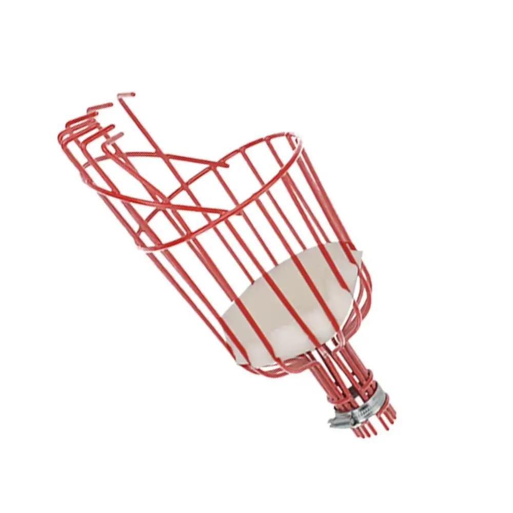 Picking Farm Deep Basket Fruit Picker Head Metal Red Fruits Catcher Portable Garden Tool Garden Picking Device