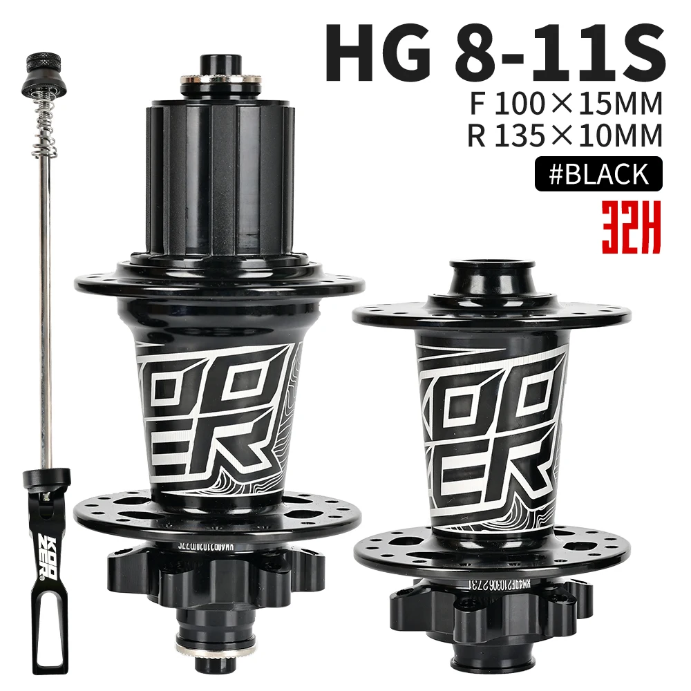 KOOZER XM490 MTB Hinterradnabe 6 Sperrklinken 72 Klicks 4 Gedichtete Lager QR 10x135 Thru 12x142 28/32/36H Scheibenbremse – Detail 4