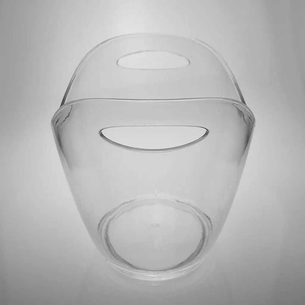 Durable Ice Bucket with Handles Plastic Wine Cooler Champagne Accessory Bottle Holder for Bar Party Use