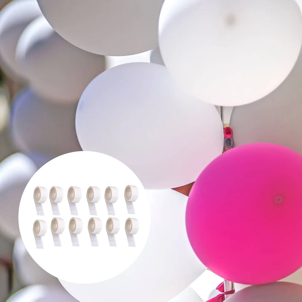 12 قطعة شريط لاصق على الوجهين شفاف للبالونات والزينة والحرف اليدوية وسكرابوكينغ متعدد الوظائف