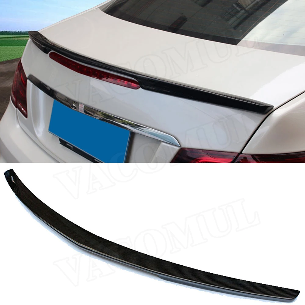 

VACOMUL For W207 C207 Carbon Fiber Rear Bumper Trunk Spoiler Wings for Benz E Class E260 E350 Coupe 2 Door 2010-2016 Rear Wing