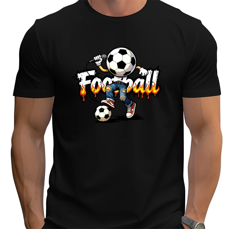 

Loose large size Street cartoon classic t-shirt quality cotton feel Fun Hip Hop 100% Cotton Top