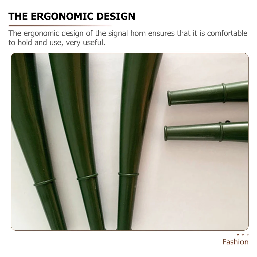4 قطعة القرن العسكري المدمجة المحمولة بقاء البوق للخارجية سلامة الطوارئ صافرة المشي لمسافات طويلة التخييم #1