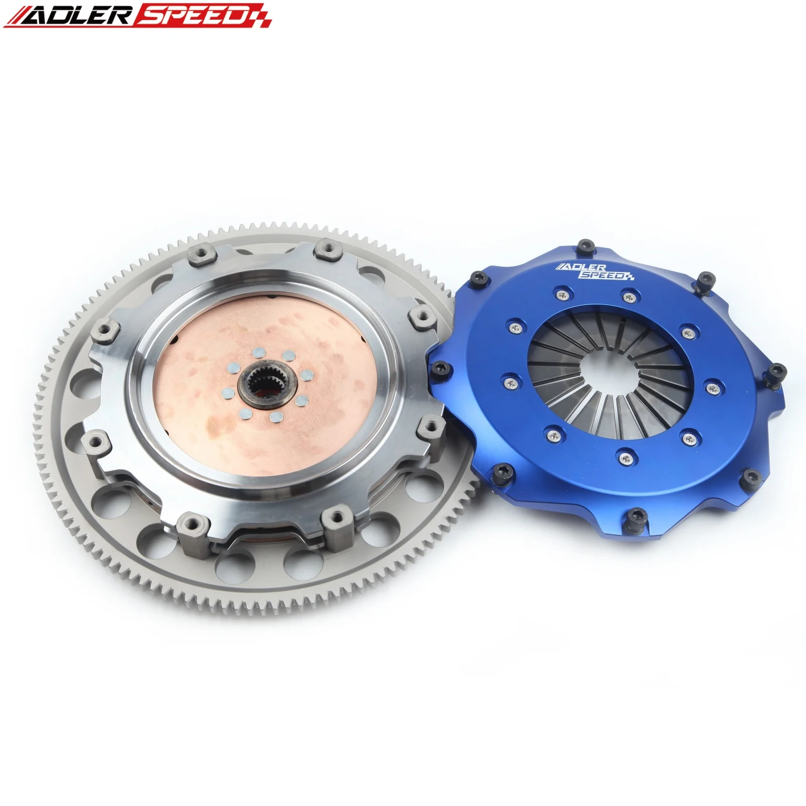 

ADLERSPEED 8.5" INCH 215MM RACE CLUTCH TWIN DISC FOR SUBARU WRX STI /Legacy GT Spec B 2.5L EJ257 6-SPEED 2004-2018