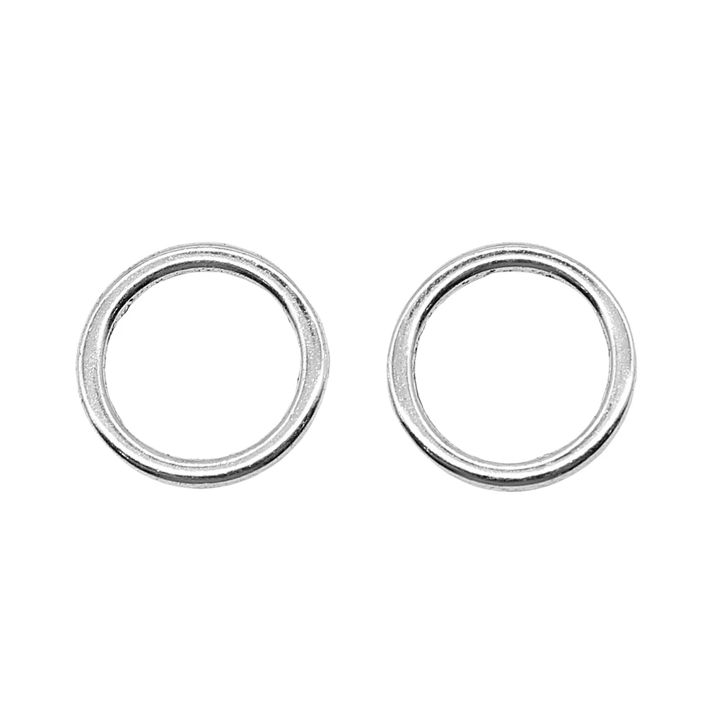 Decoration Circle Charms Jewellery Making Supplies 19x19mm 5pcs