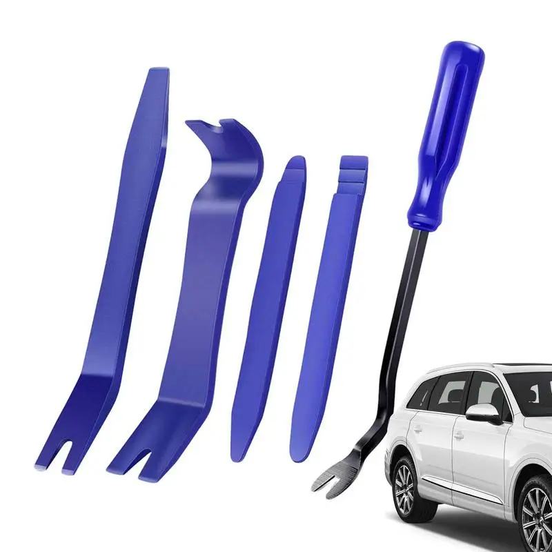 

Panel Clip Removal Tool 5PCS/Set No-Scratch Car Pry Tool Kit Clip Pliers Set Fastener Removal Tool Car Door Panel Dashboard