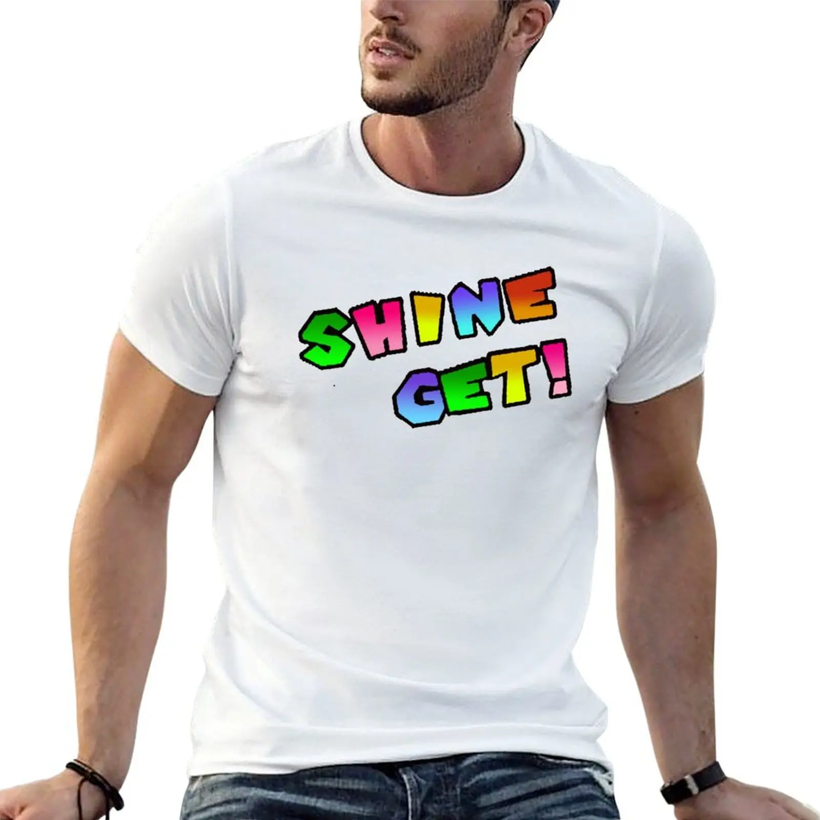 

Shine Get Shirt T-Shirt cotton t shirt man essential t shirt T-Shirt