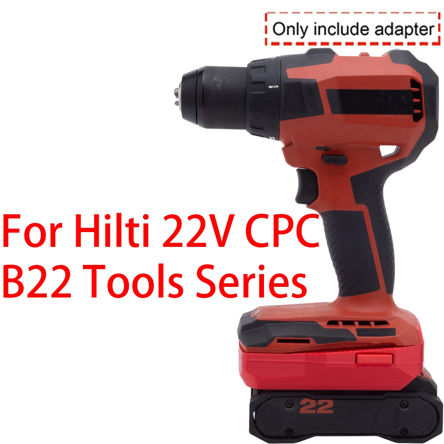 旧型ヒルティ 22V B22 CPC リチウムイオン工具用バッテリーアダプター