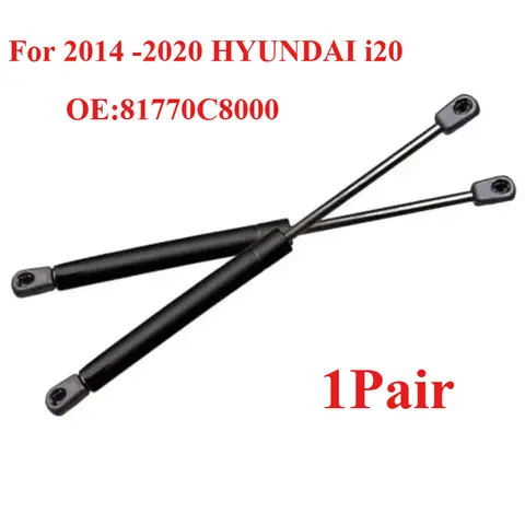 Rear Trunk Tailgate Lift Support Gas Struts For 2014 -2020 HYUNDAI i20 II Box Body Hatchback Active GB IB Extended Length:454mm