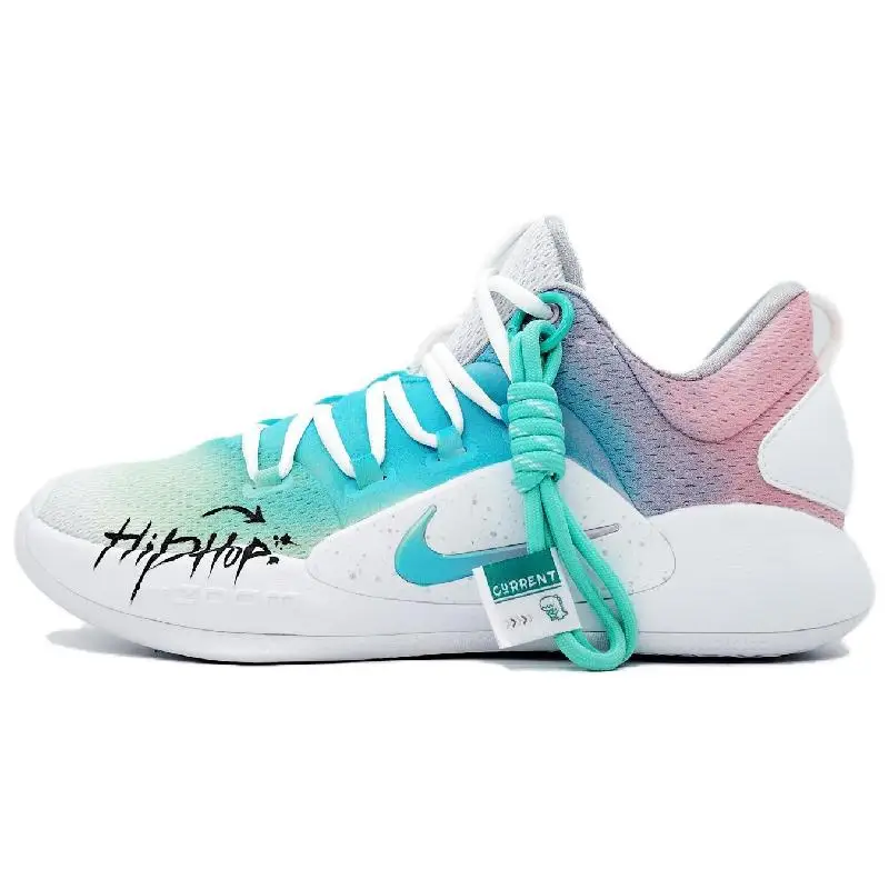 

【Customize】Nike Hyperdunk 10 Basketball Shoes Men Low-top Purple Sneakers shoes AR0465-100