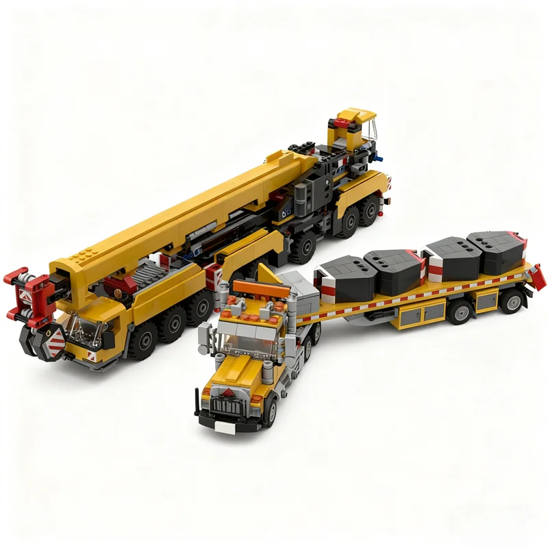 804 pçs moc caminhão de construção americano modelo de cama plana blocos de construção presentes de natal diy ideia criativa educação tijolo brinquedos crianças