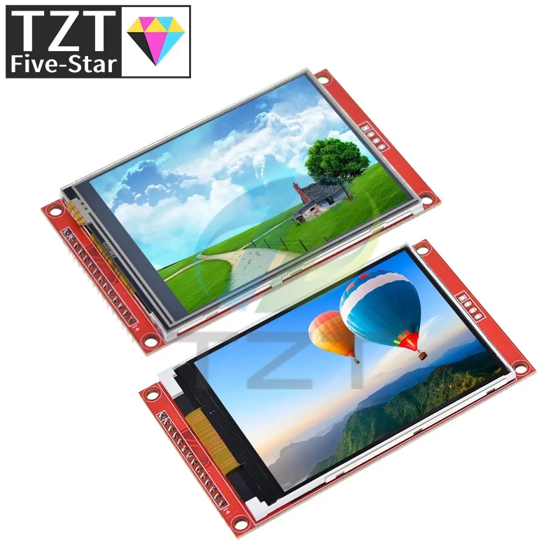 Imagem -03 - Tft Lcd Touch Screen Module para Arduino Uno Placa com ou sem Toque Mega2560 240x320 St7789 Ili9341 32