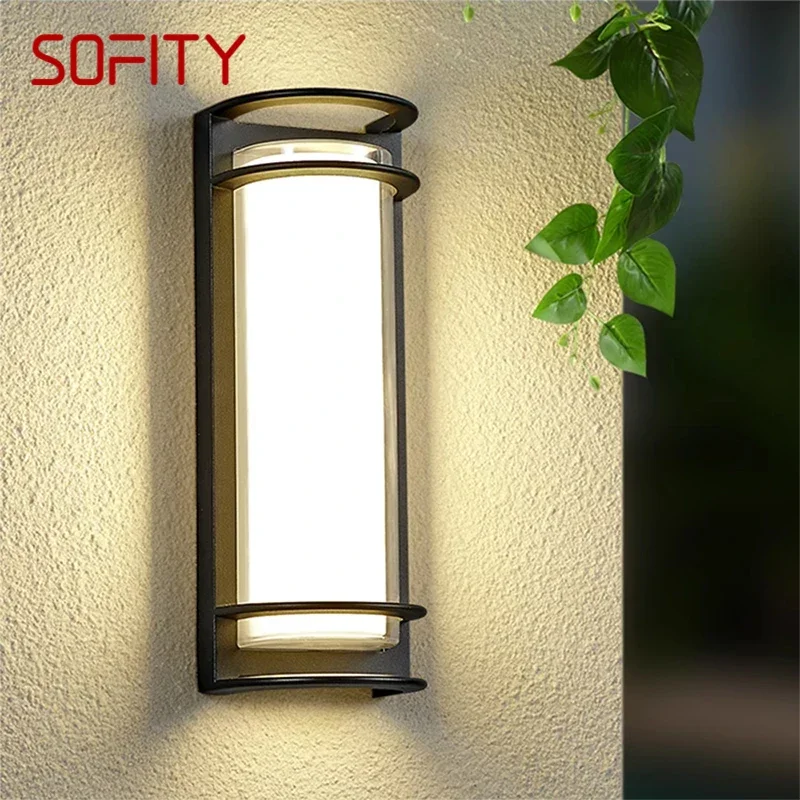 

SOFITY Contemporary LED Outdoor Wall Lamps Electric Simplicity Waterproof Balcony Hallway Courtyard Villa Gate Hotel