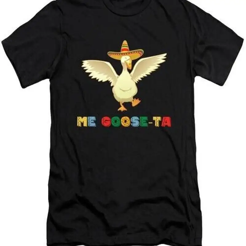 تي شيرت Me GooseTa Gusta المضحك المكسيكي الإسباني أوزة مقاس L 2XL شحن سريع