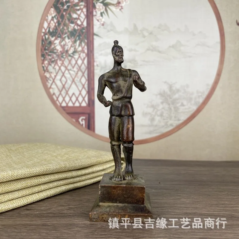 Old Luban Statue Decoration Woodworking Ancestor Luban Statue Figure Domestic Ornaments