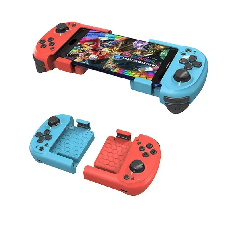 Mocute 061 Type-C Gaming Portable Joystick Gamepads Left Right Split Wireless Bluetooth Game Controller for Android/IOS Phones