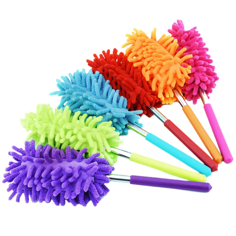 Spazzola per spolverino morbida retrattile detergente antipolvere non può perdere i capelli spazzola antipolvere-condizione pulizia dei mobili dell'auto